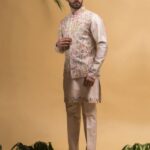 Soft Pink Sherwani Set